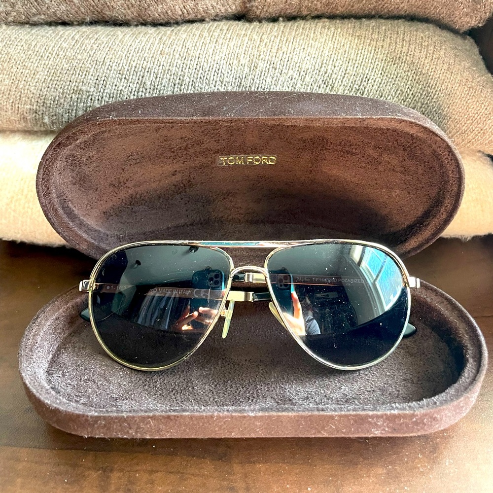 Tom Ford Gold Aviators